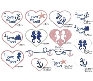 Stickserie - Sea Love